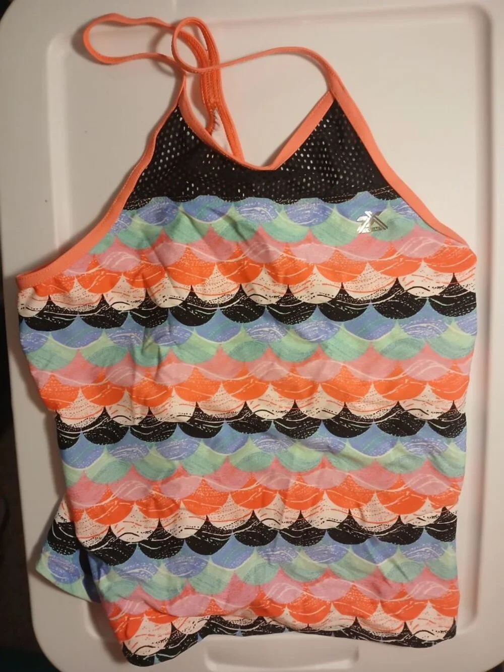 Zero X Posur Girls Pink XL Swim Suit Top New